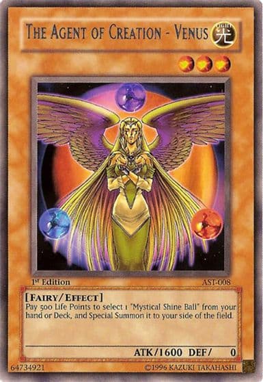 The Agent of Creation Venus Ancient Sanctuary Yu-Gi-Oh! card