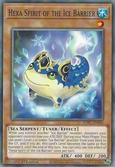 Hexa Spirit of the Ice Barrier Structure Deck: Freezing Chains Yu-Gi-Oh! card