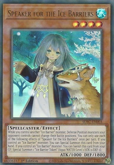 Speaker for the Ice Barriers Structure Deck: Freezing Chains Yu-Gi-Oh! card