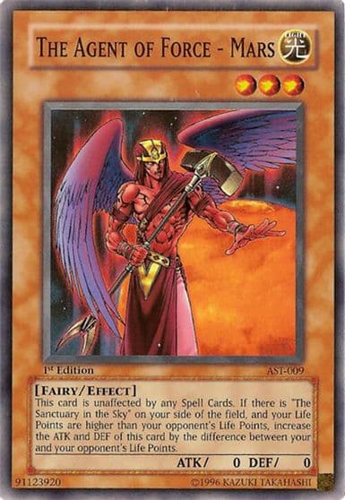 The Agent of Force Mars Ancient Sanctuary Yu-Gi-Oh! card