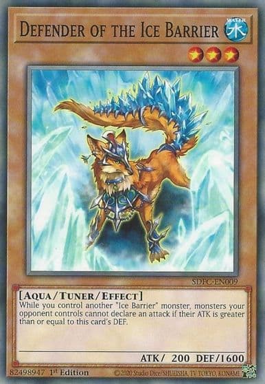 Defender of the Ice Barrier Structure Deck: Freezing Chains Yu-Gi-Oh! card