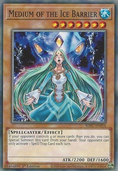 Medium of the Ice Barrier Structure Deck: Freezing Chains Yu-Gi-Oh! card