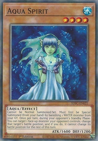 Aqua Spirit Structure Deck: Freezing Chains Yu-Gi-Oh! card