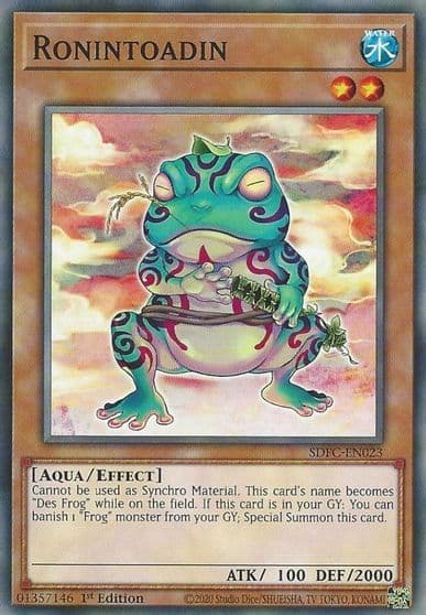 Ronintoadin Structure Deck: Freezing Chains Yu-Gi-Oh! card