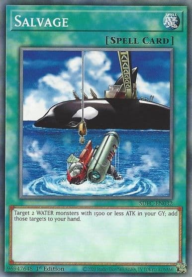 Salvage Structure Deck: Freezing Chains Yu-Gi-Oh! card