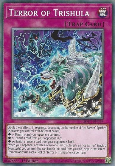 Terror of Trishula Structure Deck: Freezing Chains Yu-Gi-Oh! card