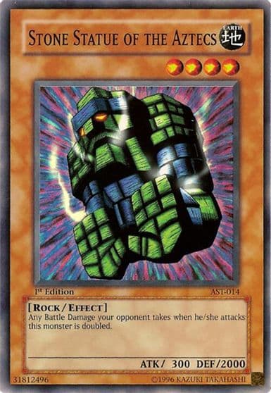 Stone Statue of the Aztecs Ancient Sanctuary Yu-Gi-Oh! card