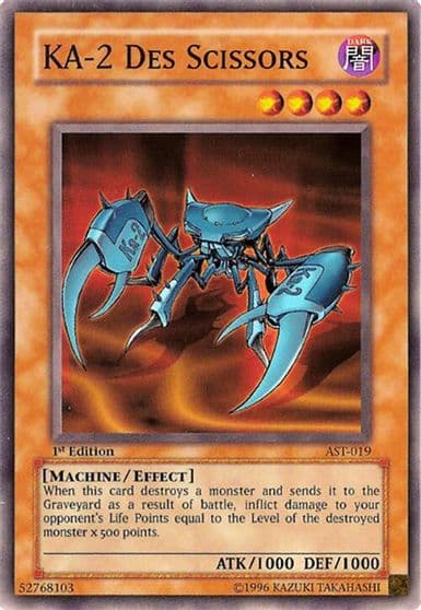 KA 2 Des Scissors Ancient Sanctuary Yu-Gi-Oh! card