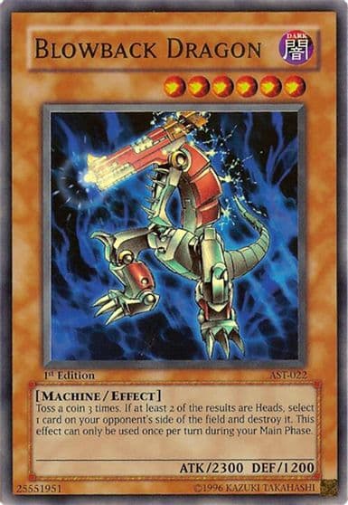 Blowback Dragon Ancient Sanctuary Yu-Gi-Oh! card