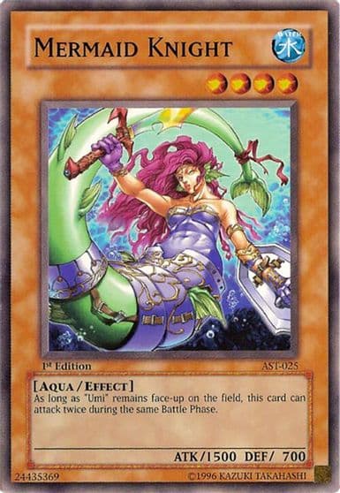 Mermaid Knight Ancient Sanctuary Yu-Gi-Oh! card