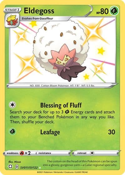 Eldegoss Shining Fates: Shiny Vault Pokemon card