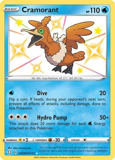Cramorant Shining Fates: Shiny Vault Pokemon card