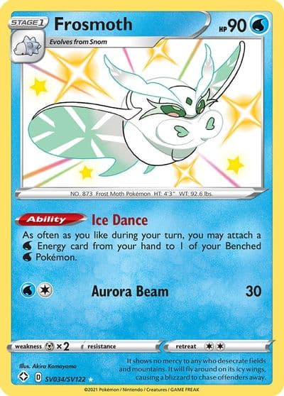 Frosmoth Shining Fates: Shiny Vault Pokemon card
