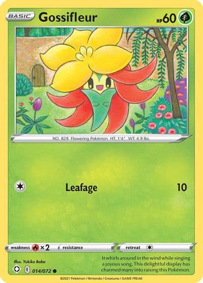 Gossifleur Shining Fates Pokemon card