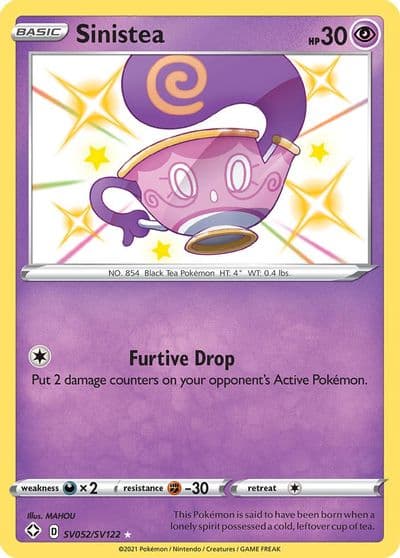 Sinistea Shining Fates: Shiny Vault Pokemon card