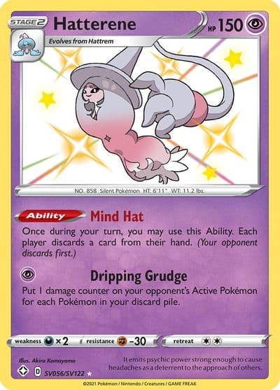 Hatterene Shining Fates: Shiny Vault Pokemon card