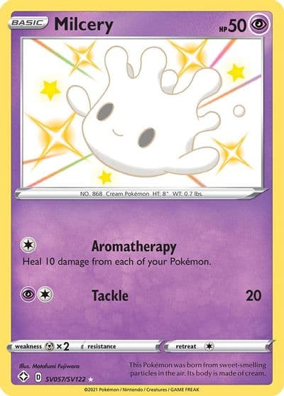 Milcery Shining Fates: Shiny Vault Pokemon card