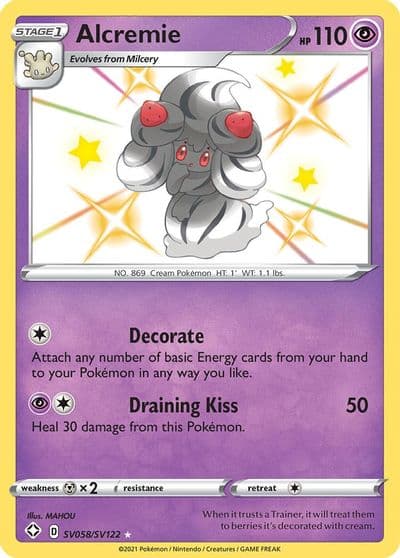 Alcremie Shining Fates: Shiny Vault Pokemon card