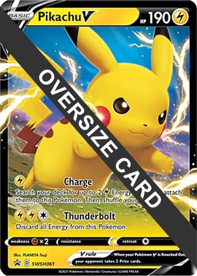 Pikachu V - SWSH061 Jumbo Cards Pokemon card