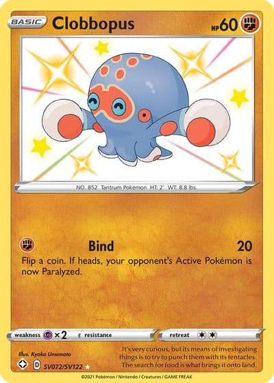 Clobbopus Shining Fates: Shiny Vault Pokemon card