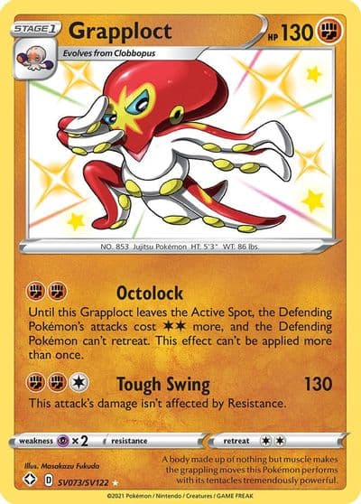 Grapploct Shining Fates: Shiny Vault Pokemon card