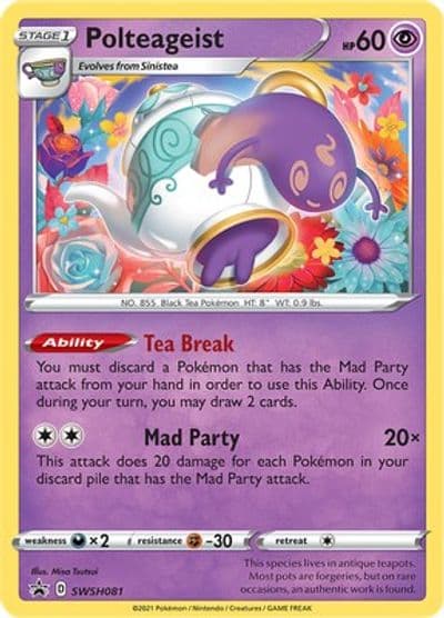 Polteageist - SWSH081 SWSH: Sword & Shield Promo Cards Pokemon card