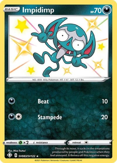 Impidimp Shining Fates: Shiny Vault Pokemon card