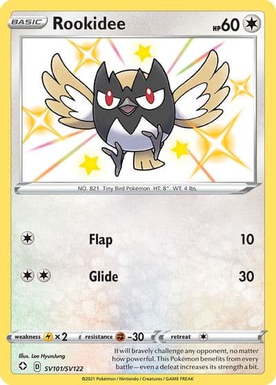 Rookidee Shining Fates: Shiny Vault Pokemon card