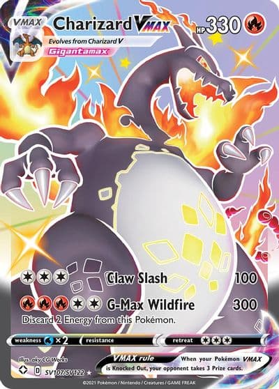 Charizard VMAX Shining Fates: Shiny Vault Pokemon card