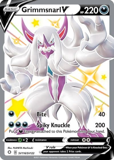 Grimmsnarl V Shining Fates: Shiny Vault Pokemon card