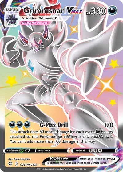 Grimmsnarl VMAX Shining Fates: Shiny Vault Pokemon card
