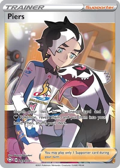 Piers (Full Art) Shining Fates Pokemon card