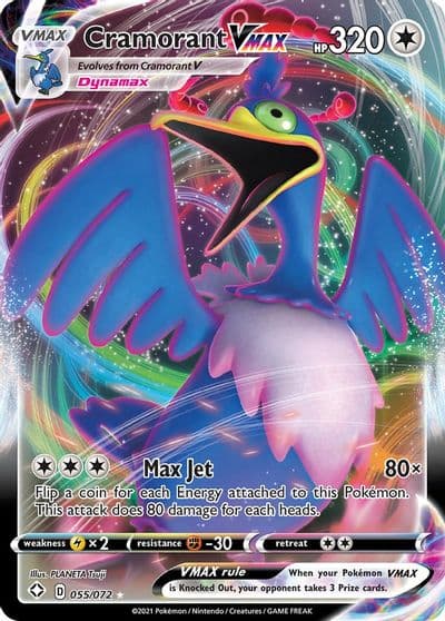 Cramorant VMAX Shining Fates Pokemon card