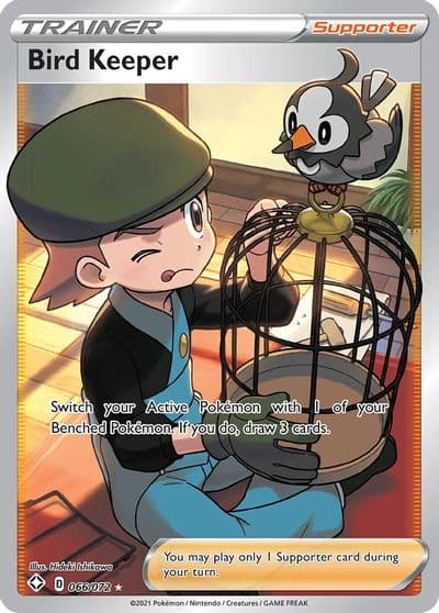 Bird Keeper (Full Art) Shining Fates Pokemon card