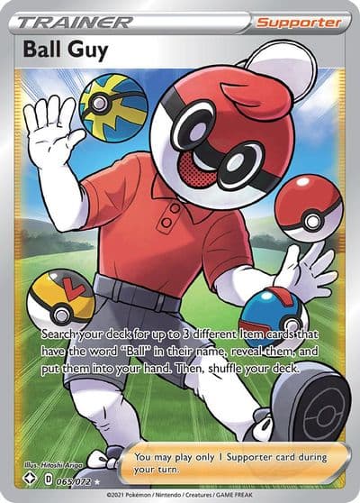 Ball Guy (Full Art) Shining Fates Pokemon card