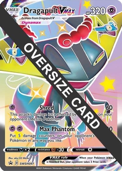 Dragapult VMAX - SWSH097 Jumbo Cards Pokemon card