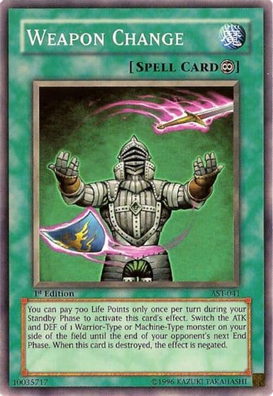 Weapon Change Ancient Sanctuary Yu-Gi-Oh! card