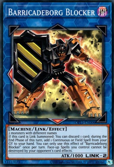 Barricadeborg Blocker OTS Tournament Pack 15 Yu-Gi-Oh! card