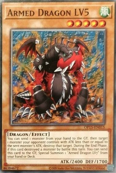 Armed Dragon LV5 OTS Tournament Pack 15 Yu-Gi-Oh! card