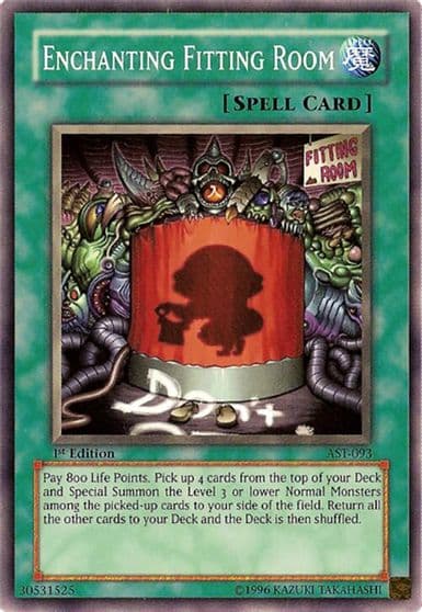 Enchanting Fitting Room Ancient Sanctuary Yu-Gi-Oh! card