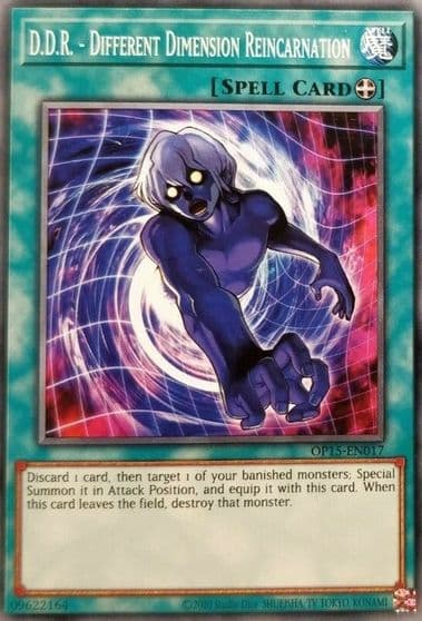 DDR Different Dimension Reincarnation OTS Tournament Pack 15 Yu-Gi-Oh! card