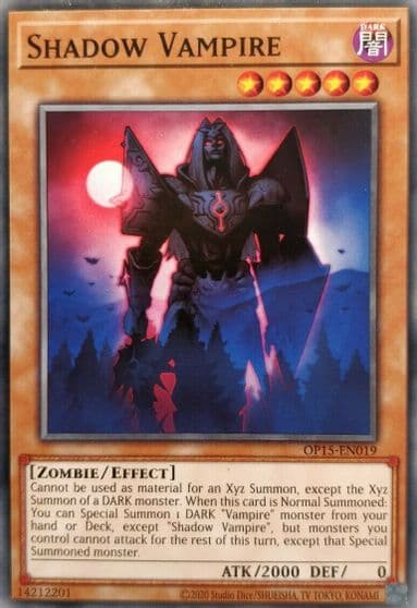 Shadow Vampire OTS Tournament Pack 15 Yu-Gi-Oh! card
