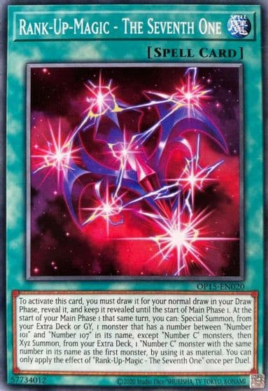 Rank Up Magic The Seventh One OTS Tournament Pack 15 Yu-Gi-Oh! card