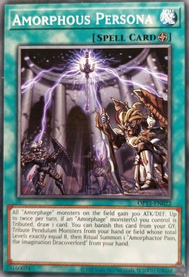 Amorphous Persona OTS Tournament Pack 15 Yu-Gi-Oh! card