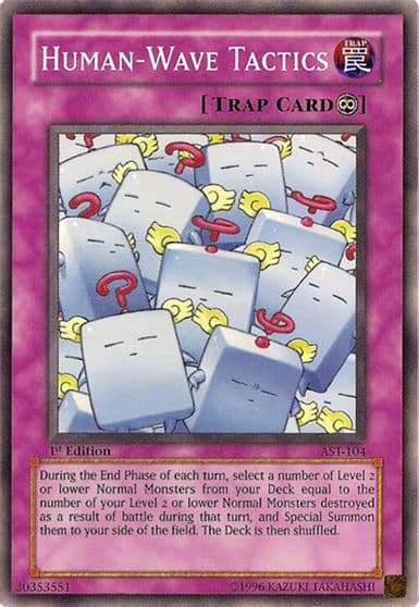 Human Wave Tactics Ancient Sanctuary Yu-Gi-Oh! card
