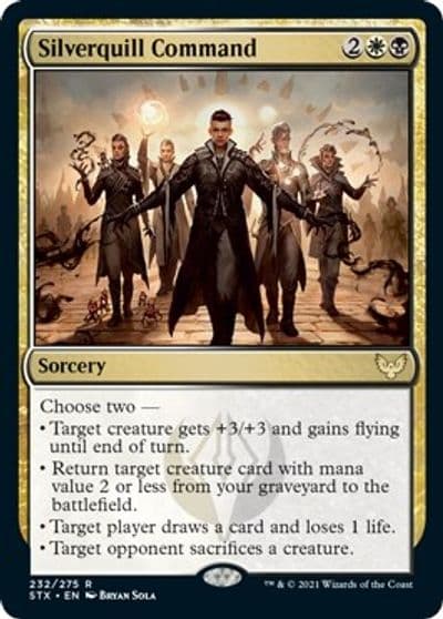 Silverquill Command Strixhaven: School of Mages Magic card