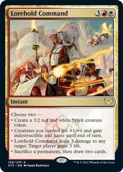 Lorehold Command Strixhaven: School of Mages Magic card
