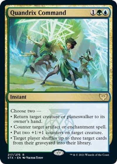 Quandrix Command Strixhaven: School of Mages Magic card