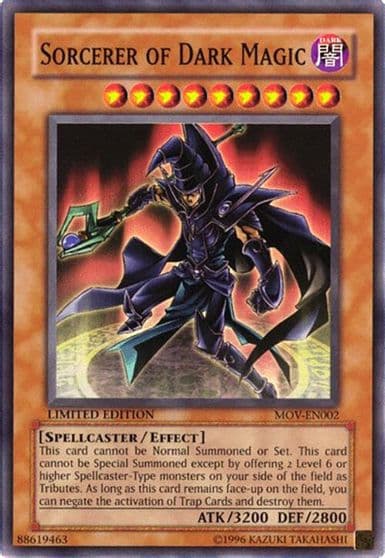 Sorcerer of Dark Magic Yu-Gi-Oh! The Movie Promo Set Yu-Gi-Oh! card