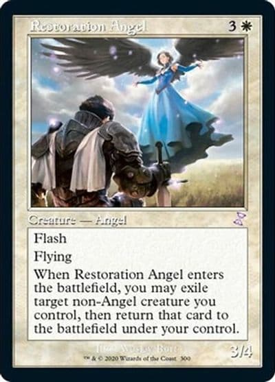 Restoration Angel Time Spiral: Remastered Magic card